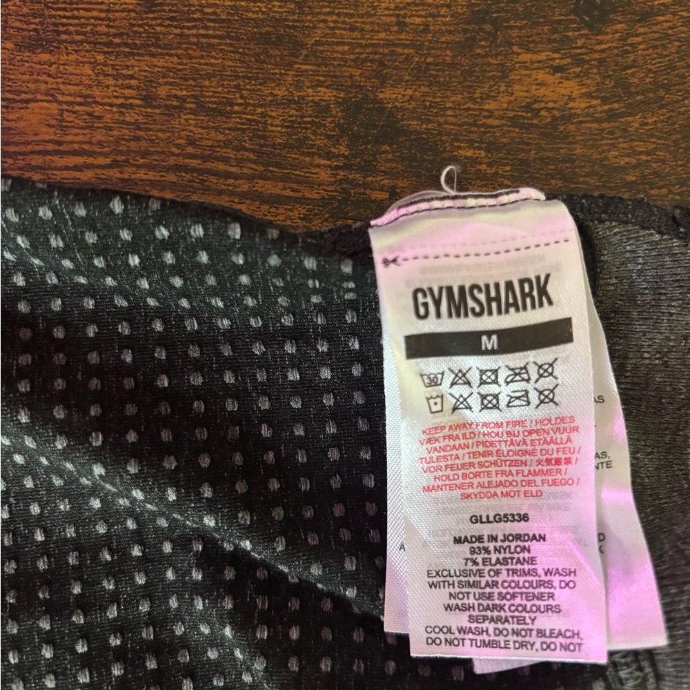 Gymshark Black and Gray Activewear